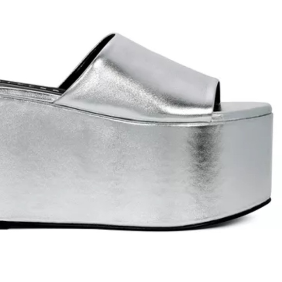 Simon Miller Metallic Platform Slides - Picture 3 of 5